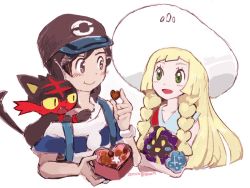 1boy 1girl cosmog elio_(pokemon) game_freak gen_7_pokemon legendary_pokemon lillie_(pokemon) litten nintendo player_character pokemon pokemon_(creature) pokemon_sm tagme