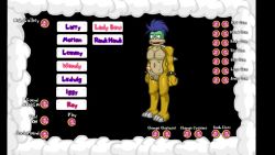 1boy 2girls animated animated_gif ass blonde_hair blue_eyes bow_(paper_mario) breasts flash flash_game ivan-aedler larry_koopa mario_(series) multiple_girls nintendo nipples paper_mario paper_mario_64 princess princess_peach pussy super_mario_bros._3 text_focus uncensored video yuri